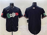 Men's Los Angeles Dodgers Blank Black Mexico Flag Limited Stitched Jersey,baseball caps,new era cap wholesale,wholesale hats